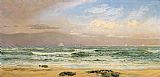 John Brett Famous Paintings - Shipping Off the Coast